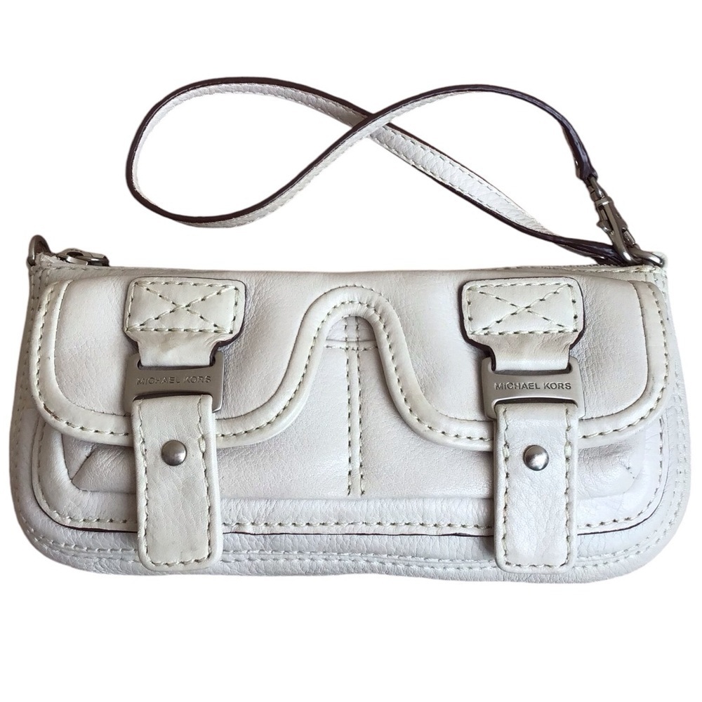 Michael Kors Leather Mini Shoulder Bag Wristlet